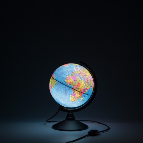 Глобус Земли политический рельефный. Диаметр 210мм