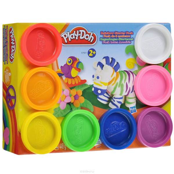 Play-Doh Пластилин: Набор из 8 банок пластилина(A7923)