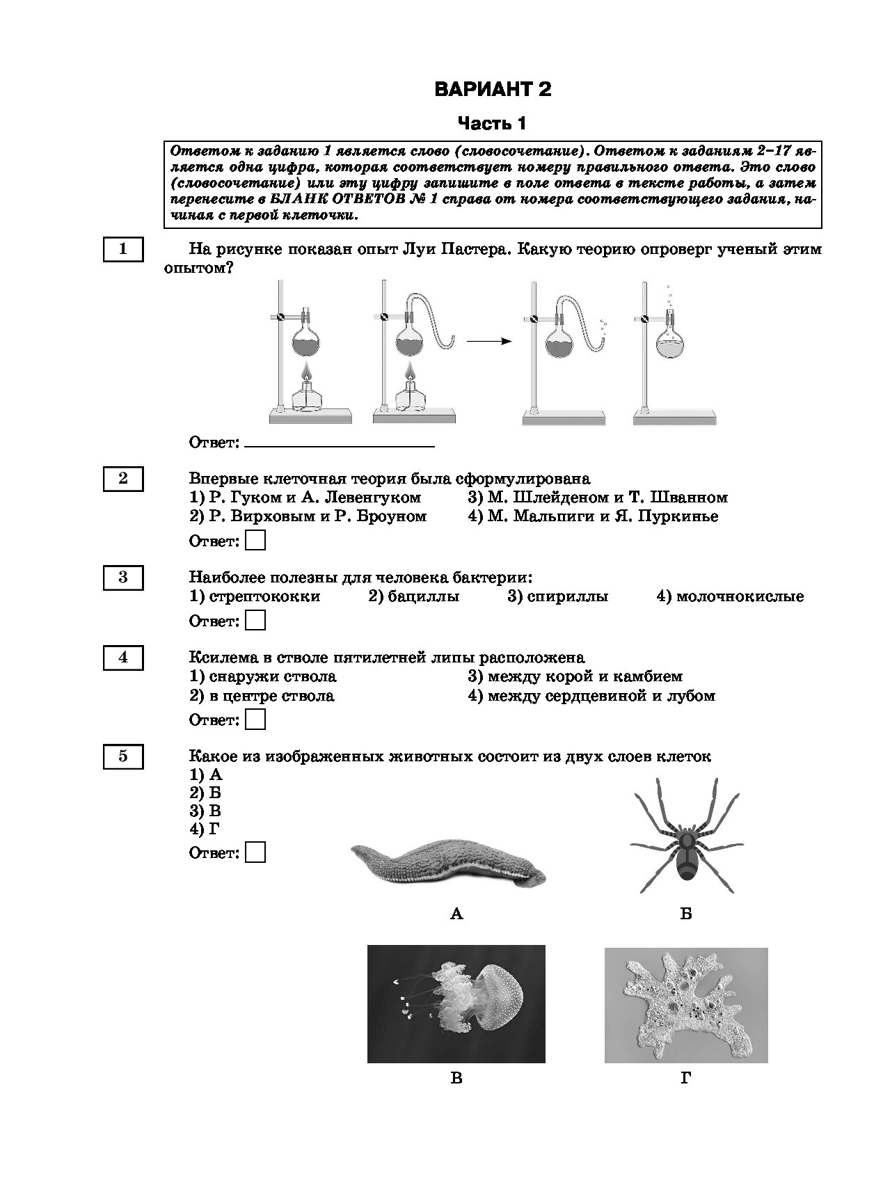 Решебник по биологии 2023