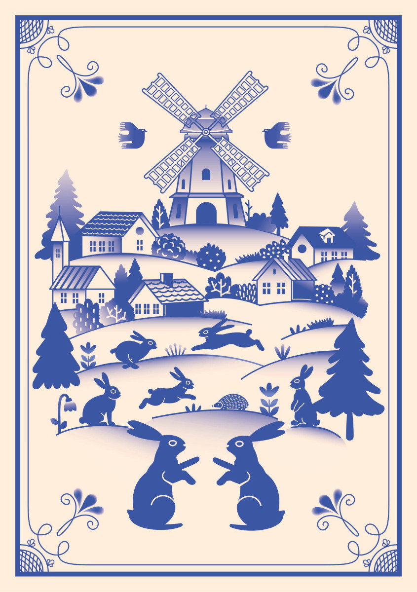 Блокнот Жили-были. Гжель «Зайчики» (формат А5, 144 стр., блинтовое тиснение, тонированный блок) Блокнот Жили-были. Гжель «Зайчики» (формат А5, 144 стр., блинтовое тиснение, тонированный блок)