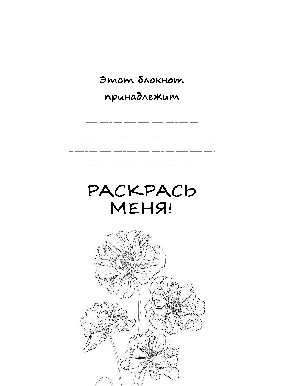 Картинки На Тетрадь Раскрашивать
