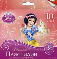 Пластилин Disney "Принцессы" 10 цветов, с европодвесом