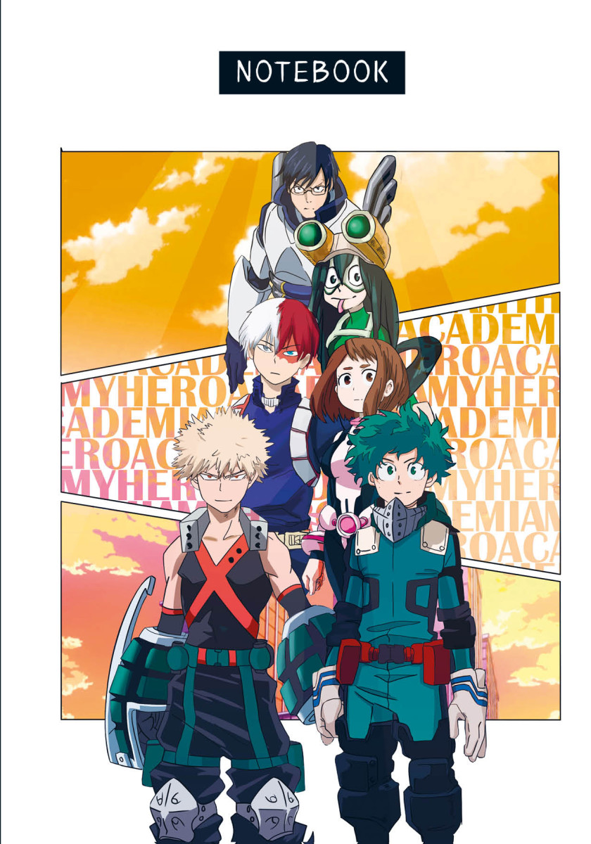 Блокнот для моих геройских записей (по мотивам манги, формат А5, 80 л., блок в точку) Блокнот для моих геройских записей (по мотивам манги, формат А5, 80 л., блок в точку)