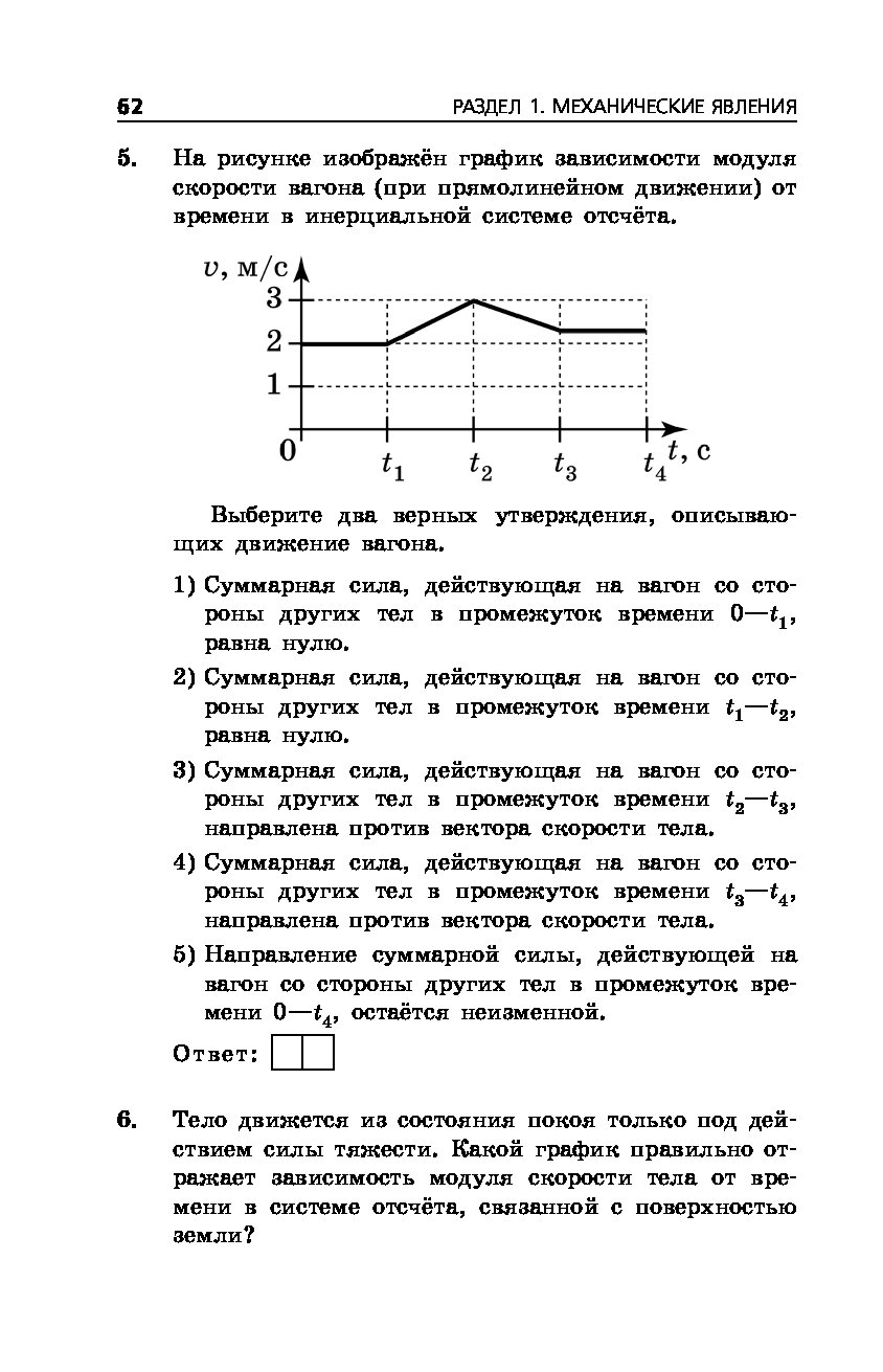 Огэ по физике 2024