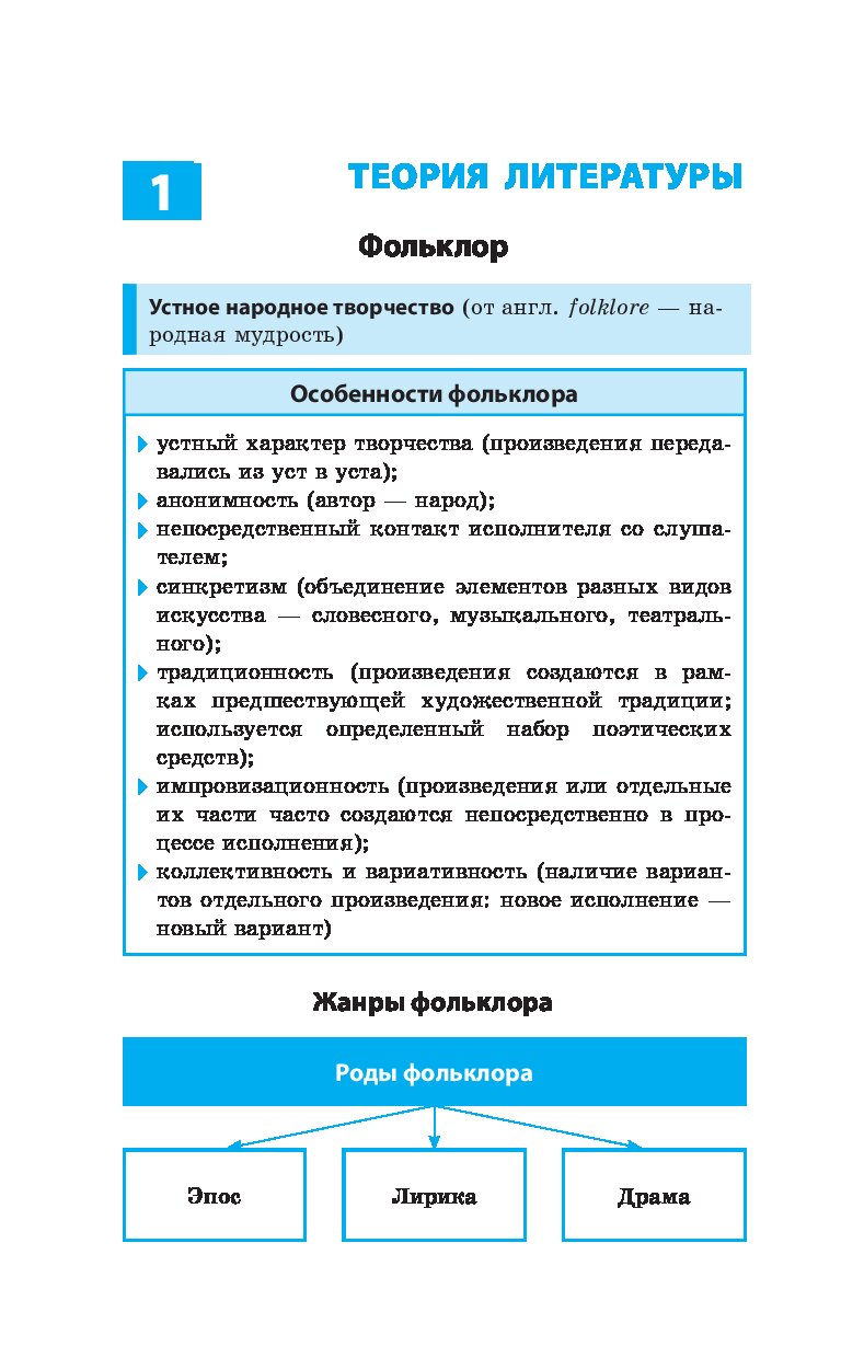 Литература в схемах и таблицах е а титаренко и е ф хадыко