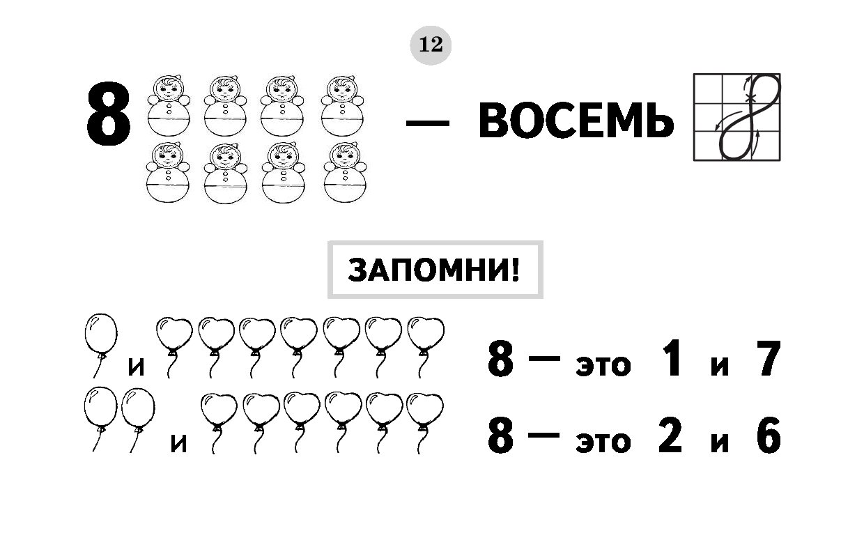 1 8 это. Восемь как запомнить.