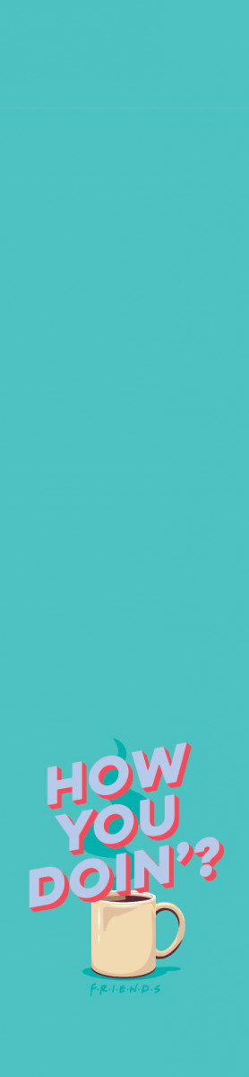 Закладка с резинкой. Friends. How you doing?