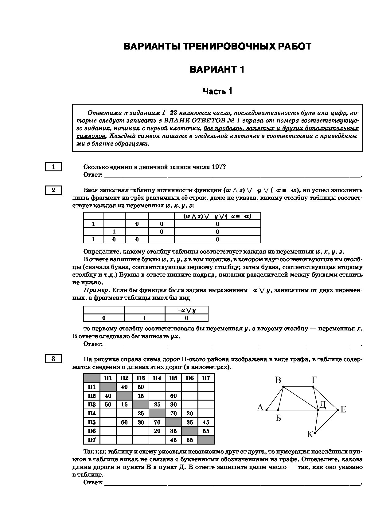 Информатика вариант 4 егэ. ЕГЭ по информатике тренировочные варианты. Тренировочные варианты ЕГЭ русский