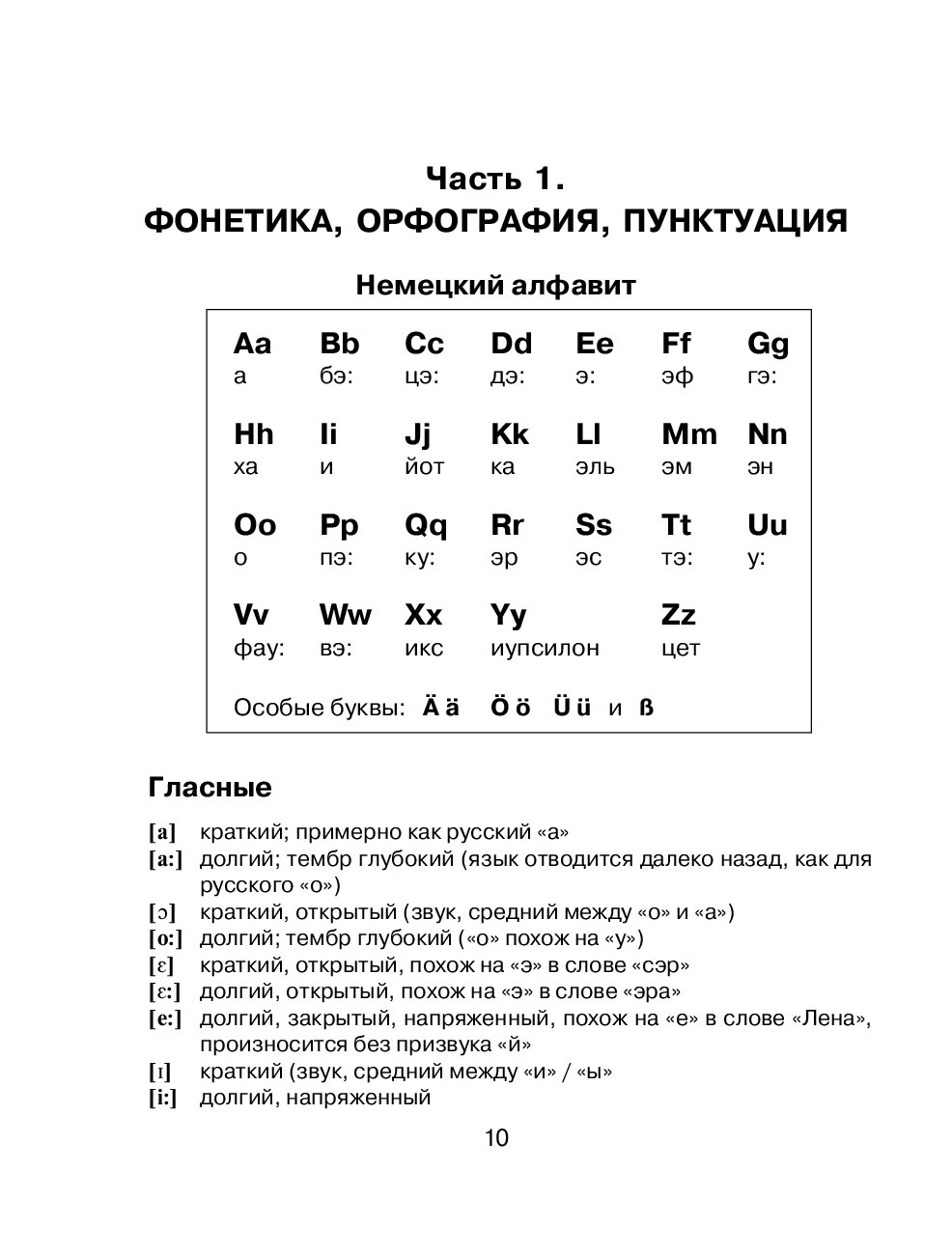 Транскрипция немецких слов по фото