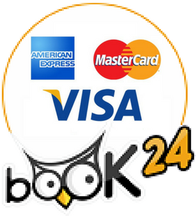 Платежными картами Visa, MasterCard, American Express на сайте