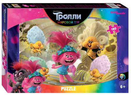 Мозаика "puzzle" 160 "Trolls - 2" (DreamWorks)