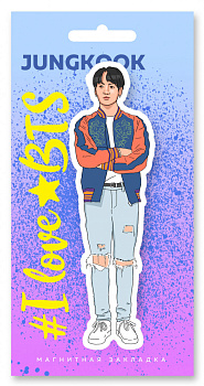 Фигурная магнитная закладка. BTS. Чонгук Фигурная магнитная закладка. BTS. Чонгук