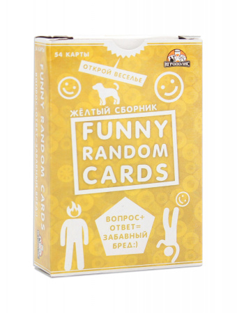 Игра для вечеринок Funny Random Cards Сборник №6. ТМ Игрополис ИН-0185