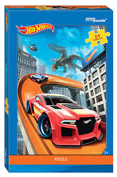 Мозаика "puzzle" maxi 24 "Hot Wheels" (Mattel)