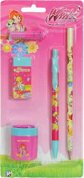 Набор канцелярский 1 в блистере Winx Club 8692182653871 Набор канцелярский 1 в блистере Winx Club 8692182653871