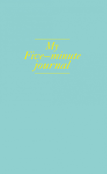 My 5 minute journal. Дневник, меняющий жизнь (твёрдая обложка, кремовая бумага, ляссе, мятная)