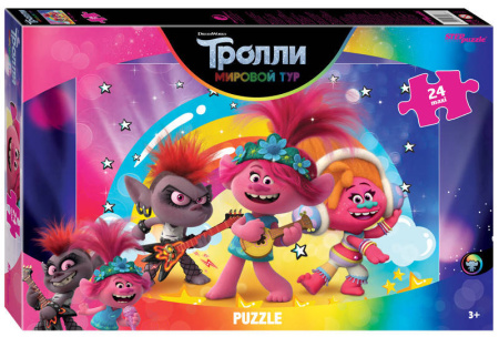 Мозаика "puzzle" maxi 24 "Trolls - 2. POP Life" (DreamWorks)