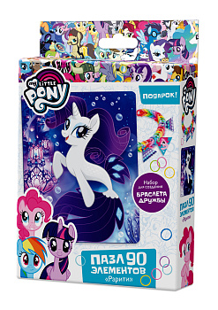 Пони Фильм.Пазл 90Эл. +браслетик.Рарити.03413