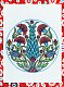Вышивка крестиком, вдохновленная керамикой. Расписные изразцы. Вышивка крестиком, вдохновленная керамикой. Расписные изразцы.