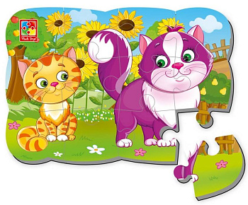 Пазлы на магните Мои первые игры "Котик" Пазлы на магните Мои первые игры "Котик"