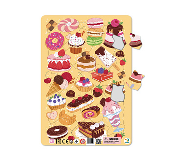 Пазл в рамке "Вкусности" 53 элемента Пазл в рамке "Вкусности" 53 элемента