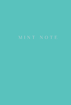 Mint Note. Стильный блокнот с "мятными" страницами (А5, обложка на ткани с тиснением фольгой) Mint Note. Стильный блокнот с "мятными" страницами (А5, обложка на ткани с тиснением фольгой)