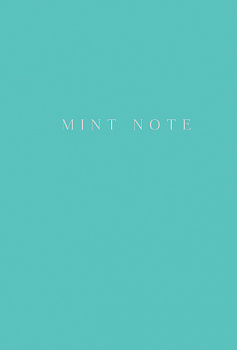 Mint Note. Стильный блокнот с "мятными" страницами