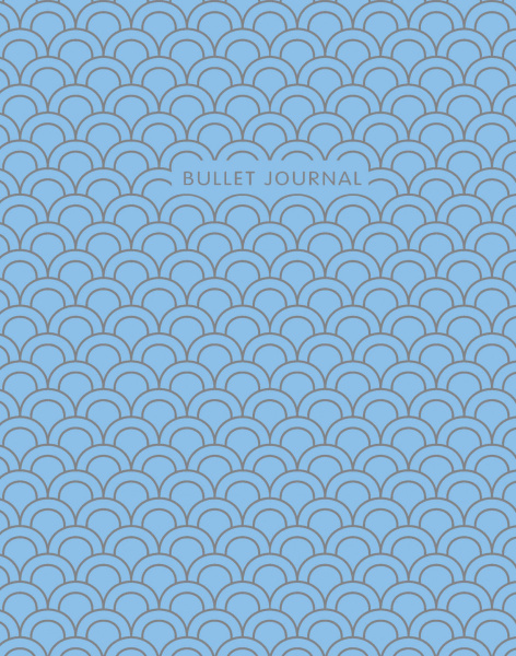 Bullet Journal (Голубой) 162x210мм, твердая обложка, пружина, блокнот в точку, 120 стр.