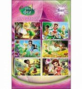 Disney. КУБИКИ ПЛАСТИКОВЫЕ. 6 шт. ФЕИ-7 (Арт. К06-1871)