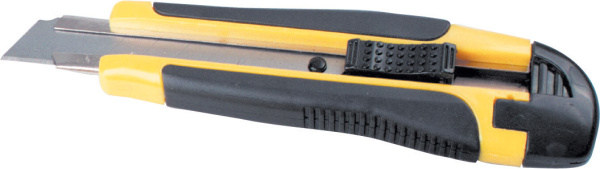 Нож канцелярский, 18мм в блистре с европодвесом.