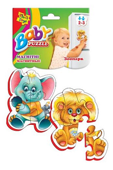 Пазлы магнитные Baby puzzle "Зоопарк" Пазлы магнитные Baby puzzle "Зоопарк"