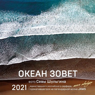Океан зовет. Календарь настенный на 2021 год (300х300 мм)