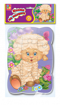 Пазлы на магните "Овечка"