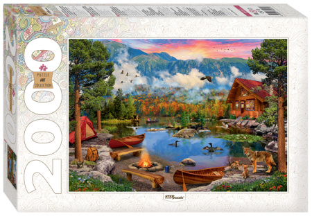 Мозаика "puzzle" 2000 "Горное озеро"