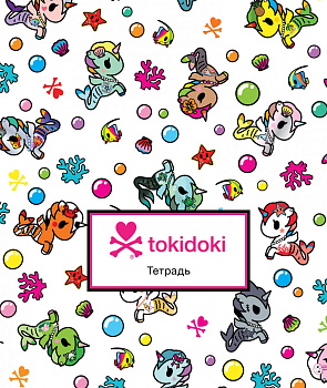 tokidoki. Единорожки. Тетрадь ученическая (А5, 12 л., скоба, твин-лак)