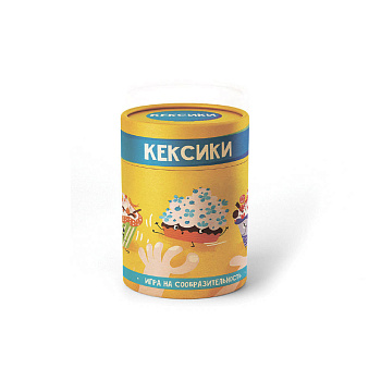Настольная игра в тубусе "Кексики" Настольная игра в тубусе "Кексики"