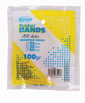 Резинки для денег 100 гр цвет ассорти,  латекс 70%