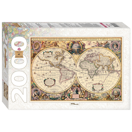 Мозаика "puzzle" 2000 "Историческая карта мира" (new)