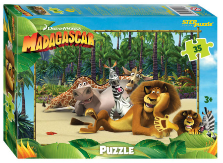 Мозаика "puzzle" 35 "Мадагаскар - 3" (DreamWorks, Мульти)