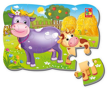 Пазлы на магните Мои первые игры "Коровка" Пазлы на магните Мои первые игры "Коровка"