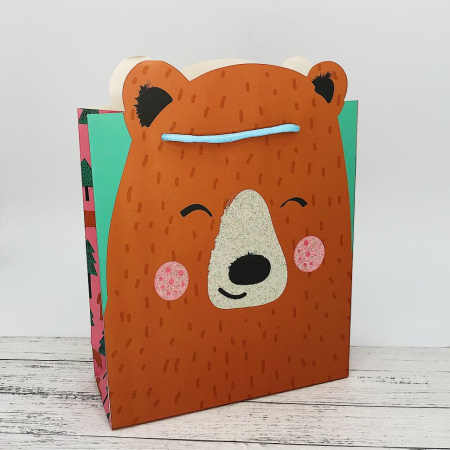Подарочный пакет "Bear" (32*26*10)