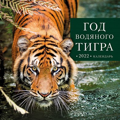 Год водяного тигра. Календарь настенный на 2022 год (300х300 мм)