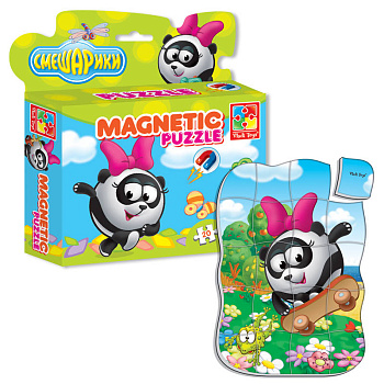 Магнитные фигурные пазлы Смешарики "Панди" Магнитные фигурные пазлы Смешарики "Панди"