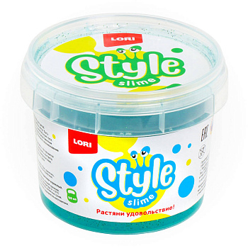 STYLE SLIME блестящий "Морская волна с ароматом яблока", 120мл.