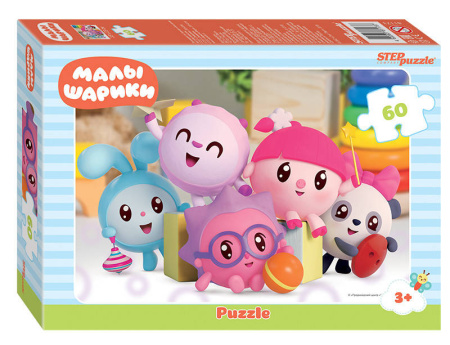 Мозаика "puzzle" 60 "Малышарики" (Мармелад Медиа)