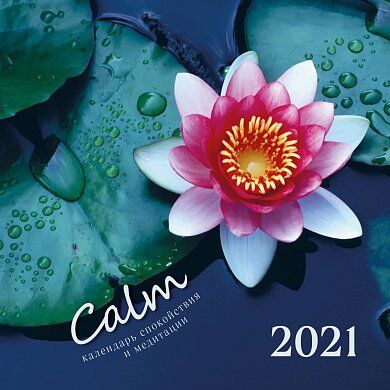 Calm. Календарь спокойствия и медитации. Календарь настенный на 2021 год (300х300 мм)