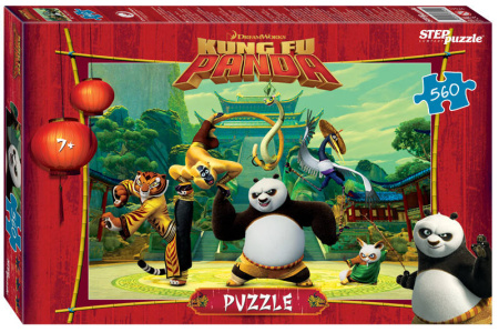 Мозаика "puzzle" 560 "Кунг-фу Панда" (DreamWorks, Мульти)
