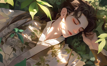 Кардхолдер. Маньхуа. Спящий принц (в форме книжки, 215х65 мм) Кардхолдер. Маньхуа. Спящий принц (в форме книжки, 215х65 мм)