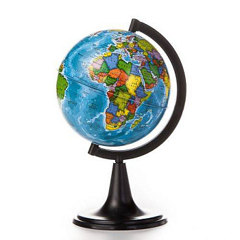 Глобус Земли политический. Диаметр 120мм
