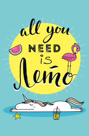 Блокнот. Единороги (All You Need is лето!)